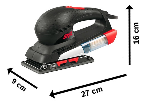 Lijadora Orbital Skil 7351 Professional 200w Peso 1.7 Kg Color Negro Frecuencia 220