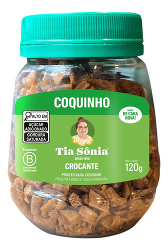 Coquinho Crocante Caramelizado 120 G - Tia Sônia
