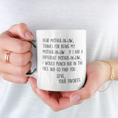 Taza De Té Con Texto En Inglés Dear Mother In Law  11 O 15 O