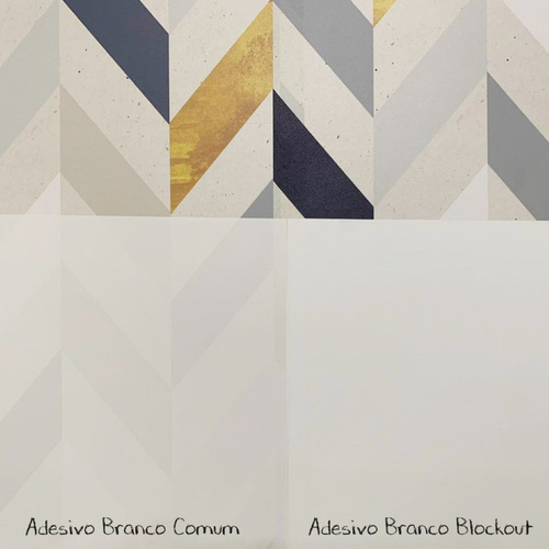 Imagem 5 de 6 de Papel De Parede Sala Adesivo Liso Branco Blackout 0,6x2m