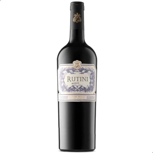 Imagen 5 de 5 de Vino Rutini Merlot 750ml X6