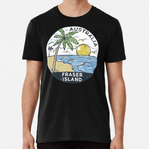 Remera Isla Fraser Australia Vintage Algodon Premium