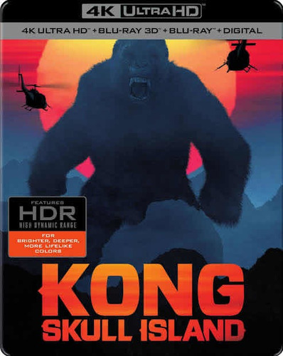 Steelbook 4k Kong: Skull Island