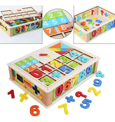 Juego De Caja De Aprendizaje Para Contar, Juego De