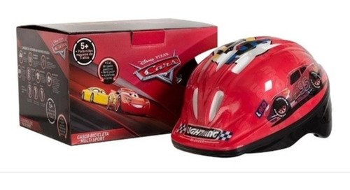 Imagen 2 de 3 de Casco Disney Cars Niño Talla Xs 48-50cm C/regulación
