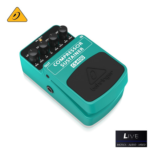 Cs400 Behringer Pedal Para Guitarra Compresor Sustainer