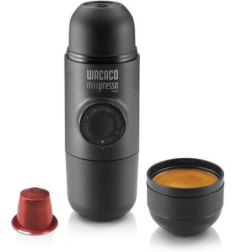 Mini Máquina De Café Expreso Wacaco Manual, 70 Ml, Negro