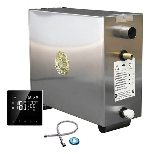Sauna Vapor Elétrica 15kw Comando Wifi Impercap - 380v Trif