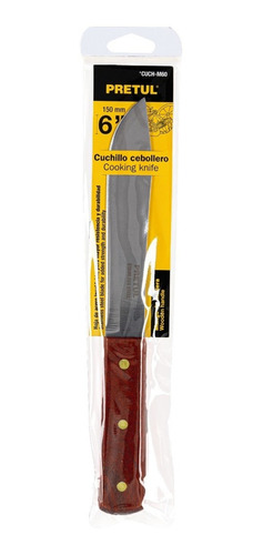 Cuchillo Cebollero Mango Madera 6 Y 8