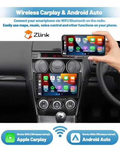 Radio Android Carplay 2+32 Mazda 6 2004-2009