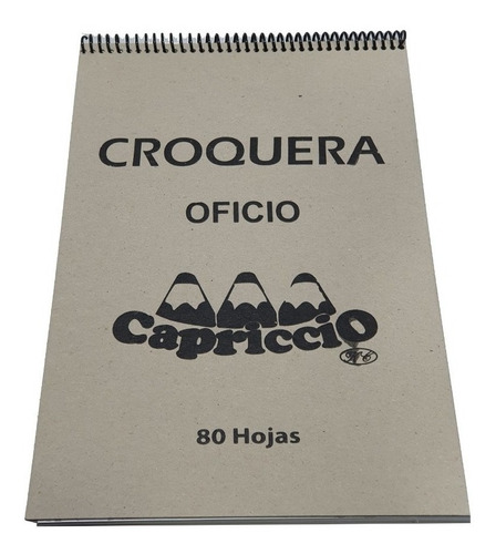 Croquera Tamaño Oficio 80hjs Capriccio