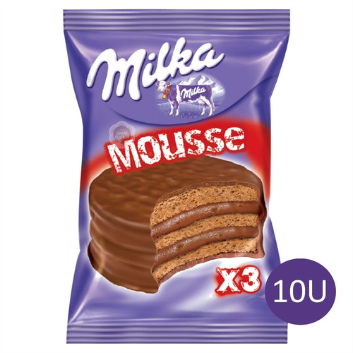 Alfajor Milka Mousse Triple 55g X10u - Oferta Sweet Market