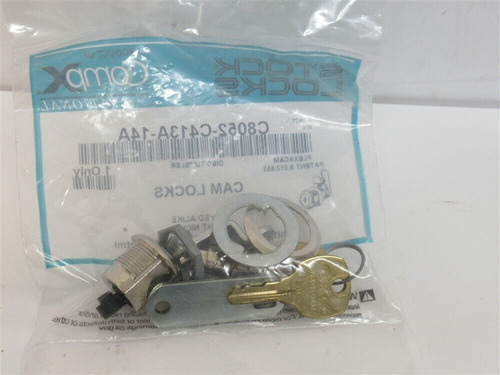 Compx C8052-c413a-14a, Disc Tumbler Cam Lock, 15/64  Thi Fyy