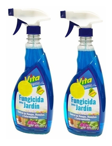 Insecticida Para Jardín Fungicida Vita 600ml 2 Piezas