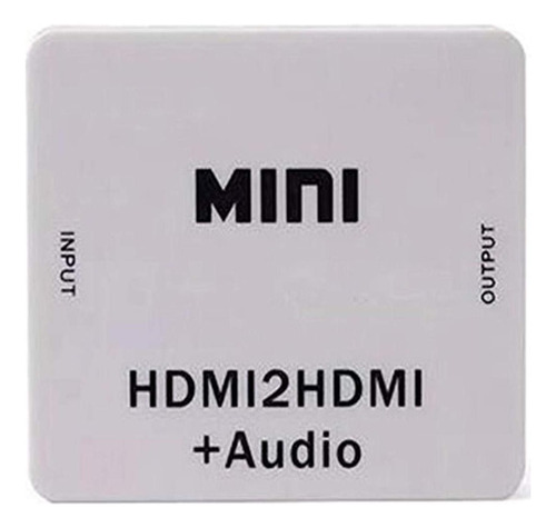 Convertidor De Audio Avinair Hdmi A Hdmi (caja De Plástico),