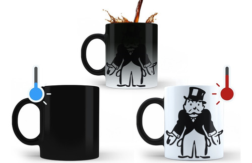 Mr Señor Monopoly Taza Magica Tu Propio Estilo #1