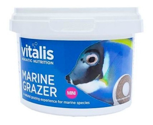 Ração Vitalis Aquatics Marine Grazer Mini 120g Aquário