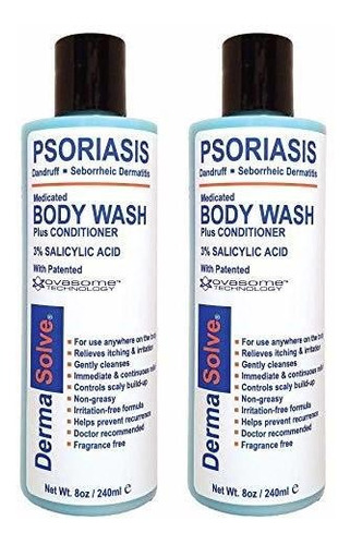 La Psoriasis Body Wash Por Dermasolve (2-pack) | Psoriasis, 