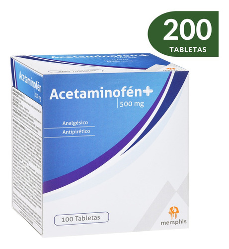 Acetaminofén Tabletas 500mg