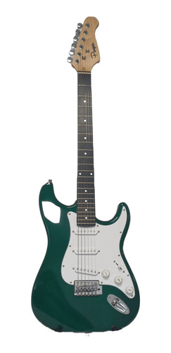 Imagen 1 de 9 de Guitarra Electrica Parquer Stratocaster Negra Con Funda