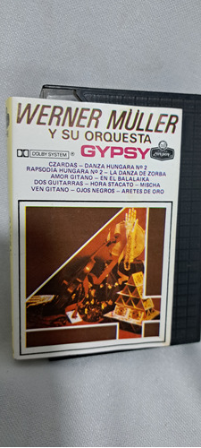 Cassette Werner Muller Y Su Orquesta  Gypsy 