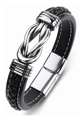 Pulsera Brazalete Acero Titanio Hombre Imanes Moda  Punk