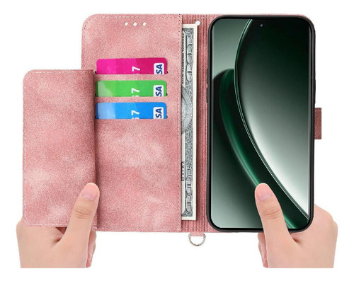 Funda Abatible For Realme Gt6 5g Múltiples Ranuras For De