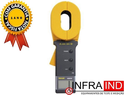 Imagem 2 de 2 de Alicate Terrômetro Htr-800c- Hikari Entrega Imediata