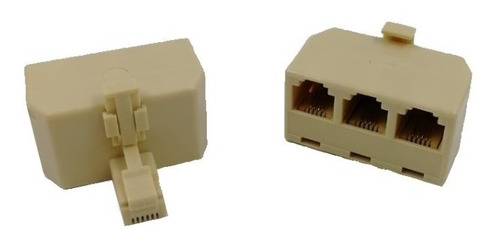 Adaptador 1x Rj11 P/ 3x Rj11