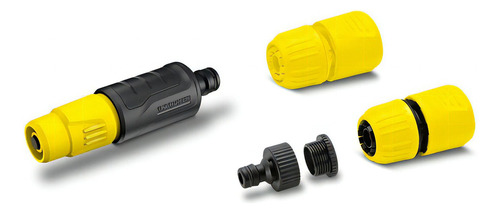 Kit Karcher Rociador Adaptador Abrazadera Manguera Riego Oy Color Amarillo