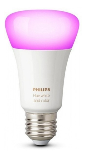 Imagen 2 de 4 de Philips Hue Lámpara Led Individual White And Colors 9,5w A60