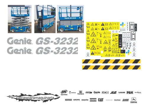 Kit De Calcas De Restauración Para Genie Gs 3232