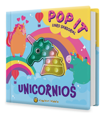 Libro Juego Sensorial Pop It Unicornios