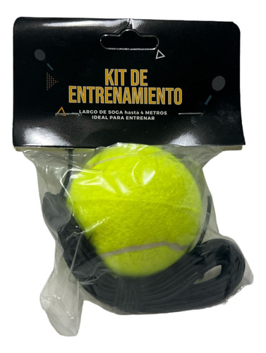 Pelota De Tenis Kit De Entrenamiento Pro + Soga 4 Metros!-