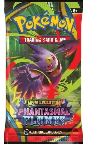 Kit De Cartas Tcg Booster Box Phantasmal Flames Pokémon Phantasmal