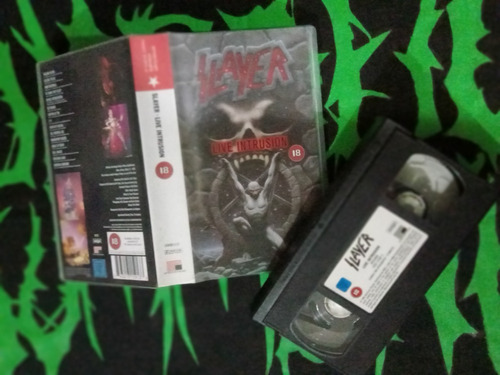 Slayer - Live Intrusion Vhs Thrash Metal Pentagram Metallica