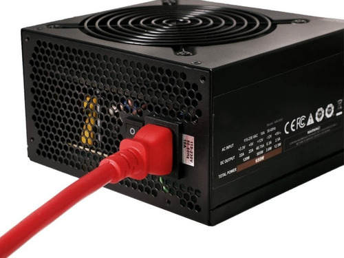 Imagen 5 de 6 de C14 To C13 Cable De Poder 60 Cm, 15a, 250v, 14 Awg Minero