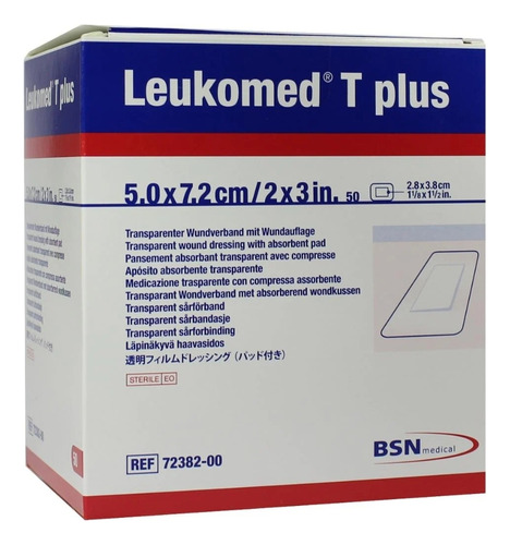 Leukomed T Plus 5 X 7,2cm (caja X 50 Unidades) Bsn Medical 