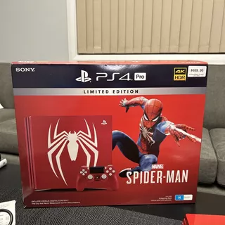 Sony Playstation 4 Pro Cuh-71 1tb Marvel's Spider-man Limite