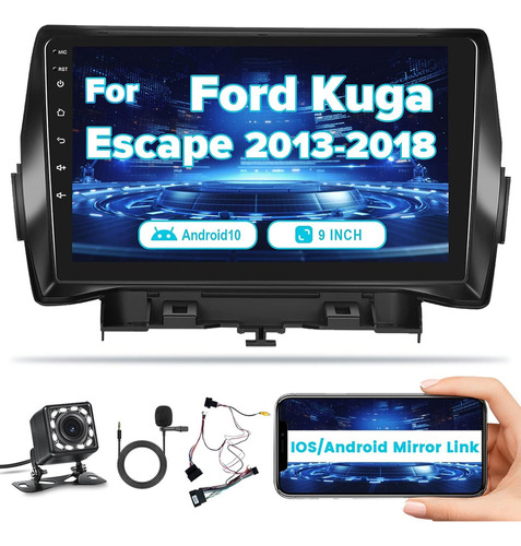 Estéreo De Coche Ford Kuga Escape Radio Android 10 2013-2018