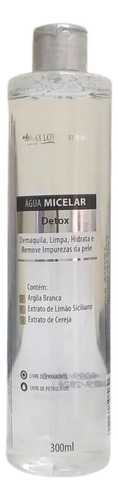 Água Micelar Detox 300ml  Max Love 