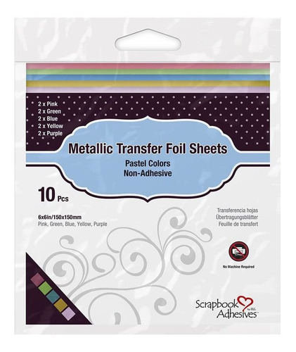 Scrapbook Adhesive By 3l Hoja Papel Aluminio Transferencia