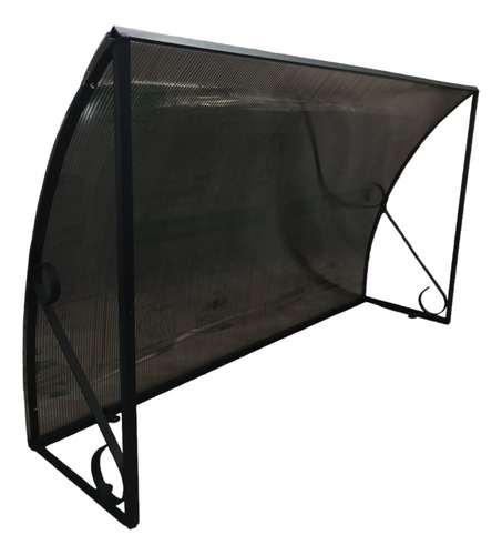 Alero/toldo 1.20x70 P/ Puerta/ventana,hierro Y Policarbonato