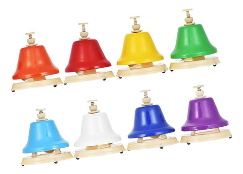 8 Nota Conjunto De Sino De Mão Brinquedo De Instrumento