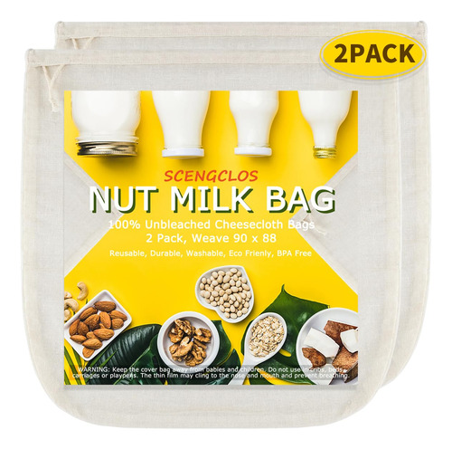 Bolsas De Leche De Nueces (mejoradas, Tejido De 90 X 88), Bo