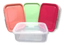 Comprar Set X6 Taper Recipiente Pote Hermetico Plastico Cocina 2 L