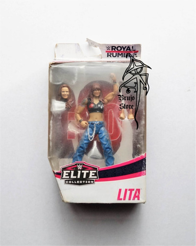 Imagen 1 de 1 de Wwe Elite Royal Rumble True Fx Lita Caja Mal 16cm Brujostore