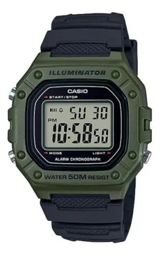 Reloj Casio Vintage Iluminator W218h3avdf Garantía Oficial