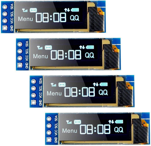 Modulo De Pantalla Oled I2c De 0.91 Pulgadas I2c Ssd1306 Ol