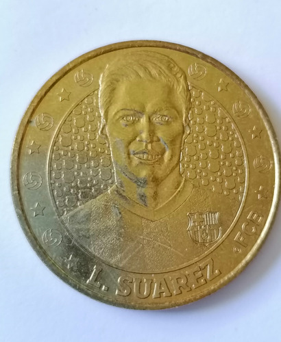 Medalla Luis Suárez Barcelona Futbol Club 